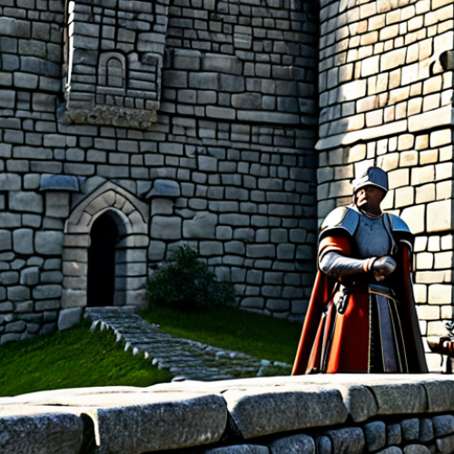 Home 4 Prompt 1: Strategic Defense at a Castle Wall**
