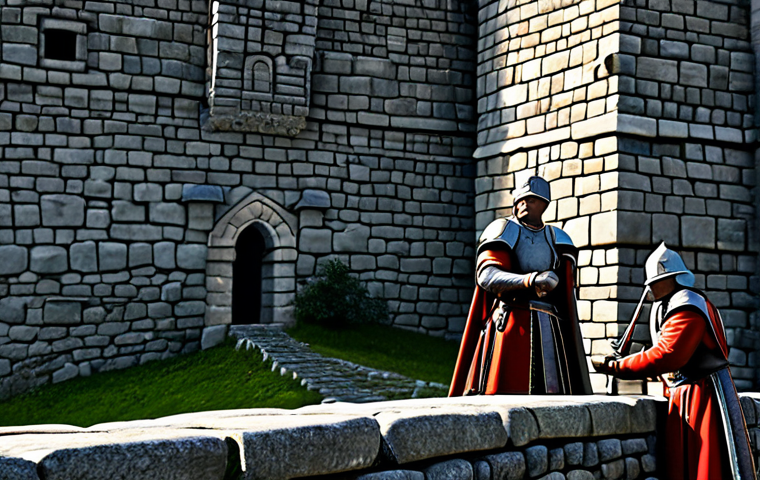 Prompt 1: Strategic Defense at a Castle Wall**
