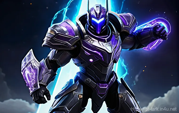 로스트아크 디스트로이어 장비 세팅 - **Lost Ark Destroyer: Barricade Resilience**
    A formidable Lost Ark Destroyer, a male character, ...