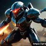 로스트아크 발탄 레이드 기믹 공략 - A dynamic battle scene featuring a large, menacing alien creature named Baltan with glowing red eyes...